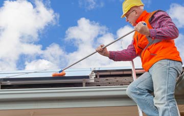 Denham soft wash roof cleaning